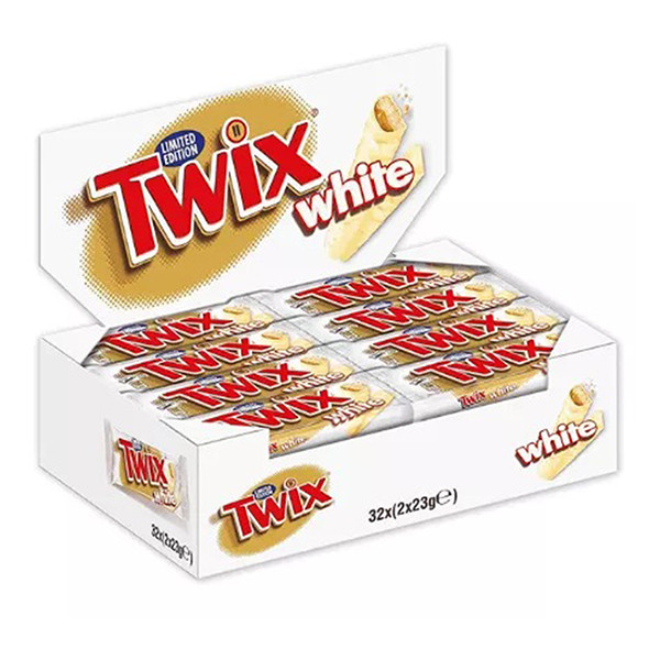 Twix White barres emballage individuel (32 pièces) 298883 423845 - 1