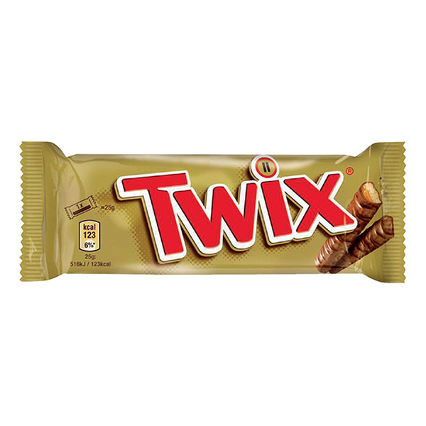 Twix barres emballage individuel (25 pièces) 298875 423844 - 2