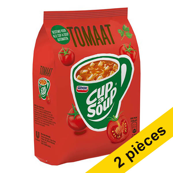 Unox Offre : 2x Cup-a-Soup recharge tomate (640 g)  404338 - 1