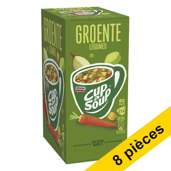 Unox Offre : 8x Cup-a-Soup légumes 175 ml (21 pièces)  404349 - 1