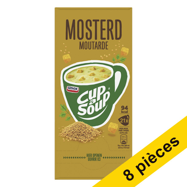 Unox Offre : 8x Cup-a-Soup moutarde 175 ml (21 pièces)  404357 - 1