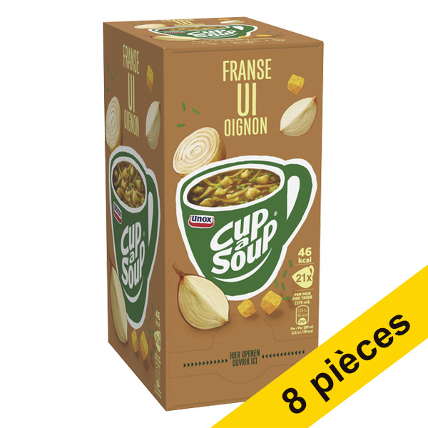 Unox Offre : 8x Cup-a-Soup oignon 175 ml (21 pièces)  404363 - 1