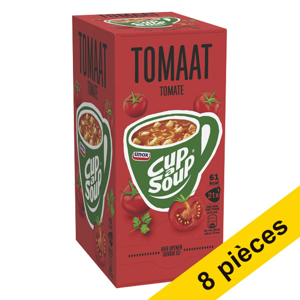 Unox Offre : 8x Cup-a-Soup tomate 175 ml (21 pièces)  404337 - 1