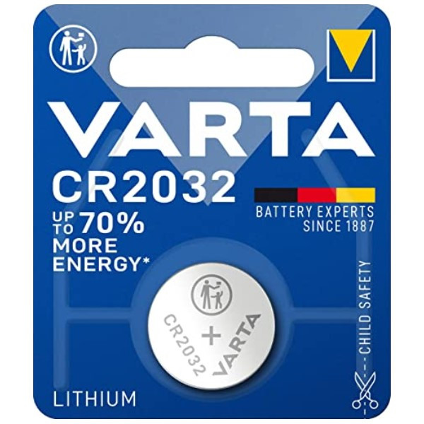 Varta CR2032 / DL2032 / 2032 pile bouton au lithium 1 pièce 6032112401 AVA00260 - 1