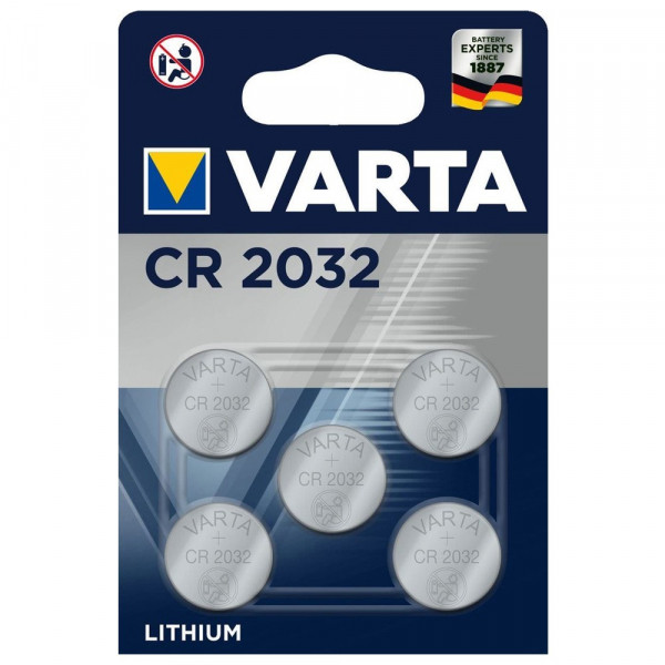 Pile bouton CR2032 3V lithium (blister 1u) Varta — Rehabilitaweb