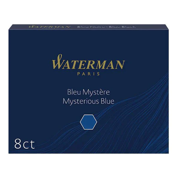 Waterman Allure cartouches d'encre longues (8 pièces) - bleu mystère S0110910 234791 - 1