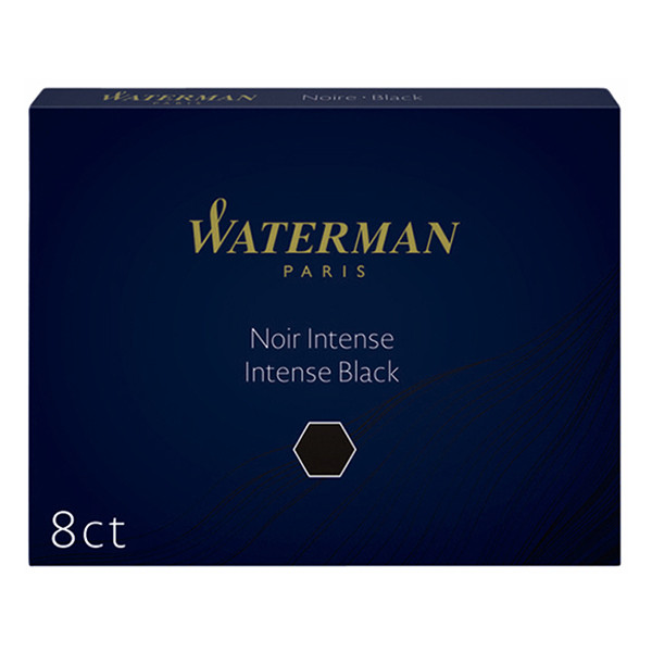 Waterman Allure cartouches d'encre longues (8 pièces) - noir intense S0110850 234793 - 1