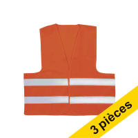 Offre : 3x Westcott gilet de sécurité - orange