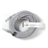 White label Câble réseau longueur 15 mètres - gris CCGT85000GY150 400264 - 2