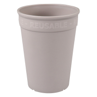 White label Gobelet réutilisable (20 pièces) - moka 601554 402897