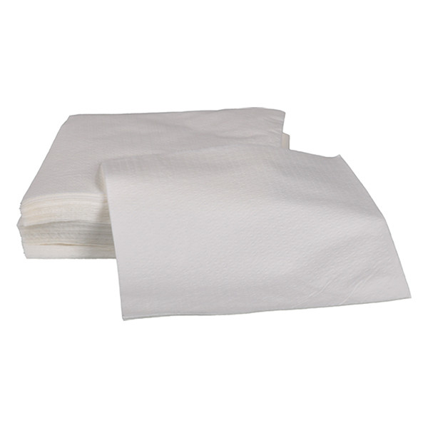 White label Serviette 1 couche (500 pièces) - blanc 150834 402727 - 1