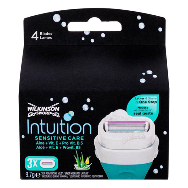 Wilkinson Intuition Sensitive Care lames de rasoir (3 pièces)  SWI00118 - 1