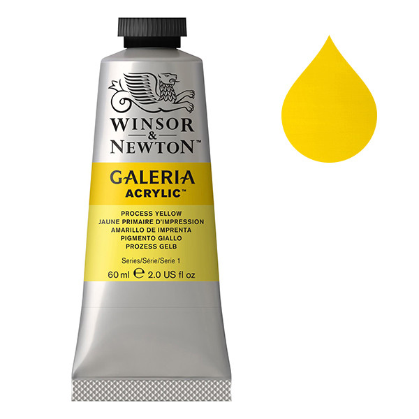 Winsor & Newton Galeria peinture acrylique (60 ml) - 537 jaune primaire d'impression 2120537 410044 - 1