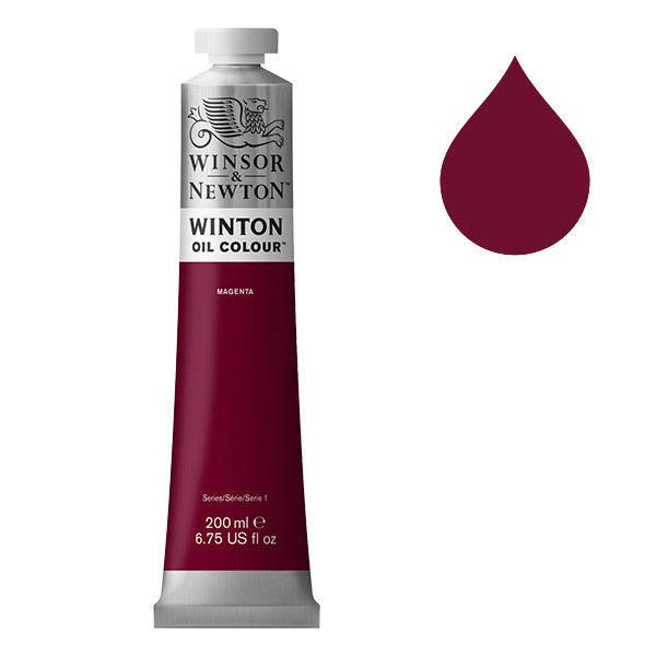 Winsor & Newton Winton peinture à l'huile (200 ml) - 380 magenta 1437380 410328 - 1