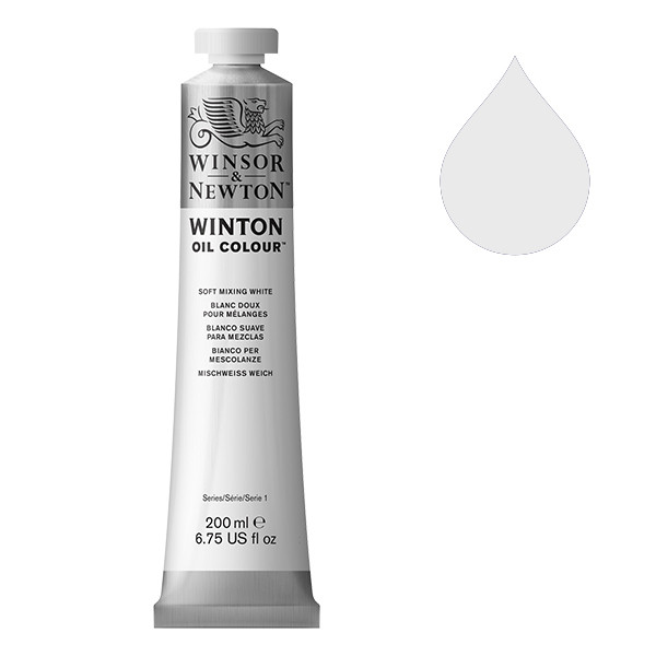 Winsor & Newton Winton peinture à l'huile (200 ml) - 415 blanc doux pour mélanges 1437415 8840018 410342 - 1