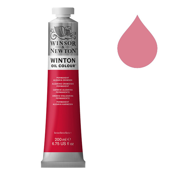 Winsor & Newton Winton peinture à l'huile (200 ml) - 468 alizarine cramoisie permanente 1437468 410332 - 1