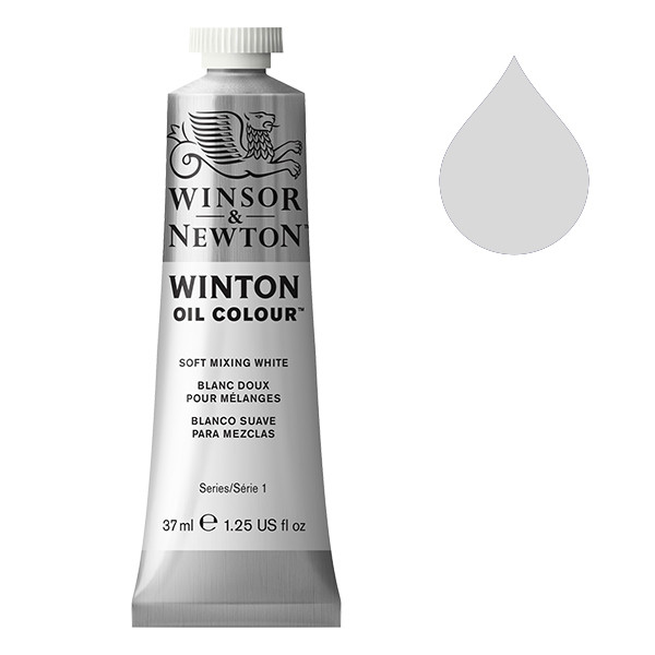 Winsor & Newton Winton peinture à l'huile (37 ml) - 415 blanc doux pour mélanges 1414415 8840009 410288 - 1