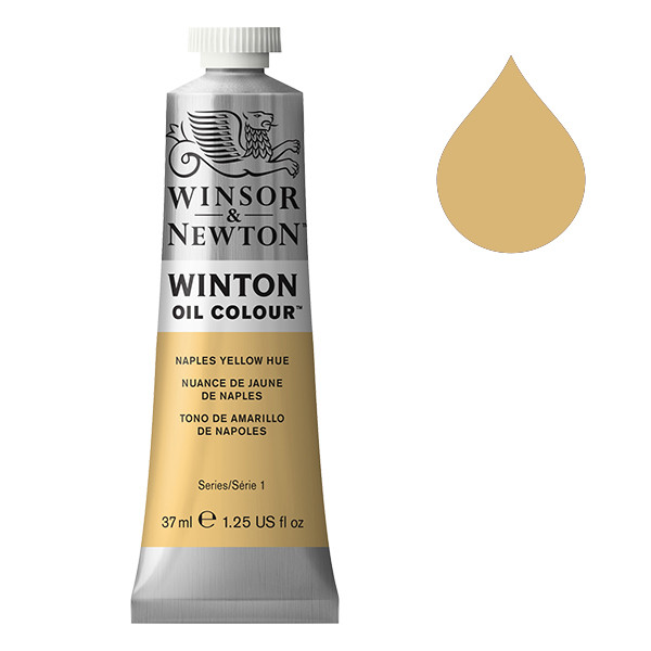 Winsor & Newton Winton peinture à l'huile (37 ml) - 422 nuance de jaune de Naples 1414422 410274 - 1