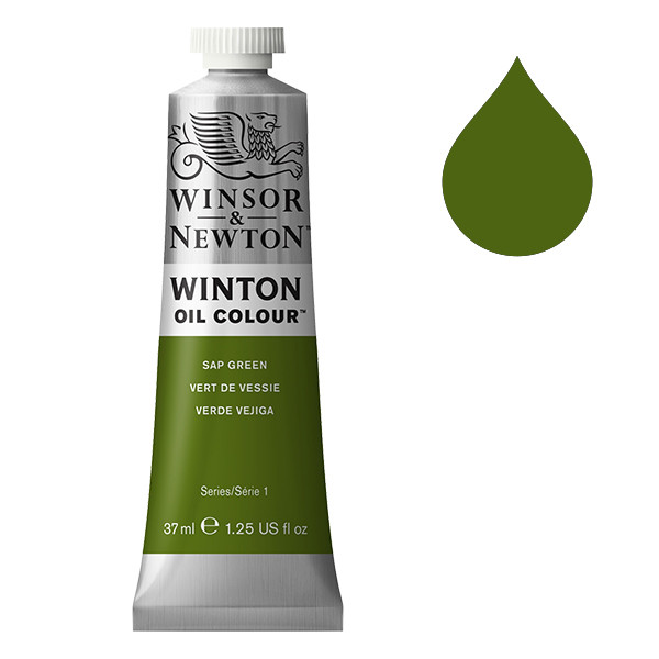 Winsor & Newton Winton peinture à l'huile (37 ml) - 599 vert de vessie 1414599 410286 - 1