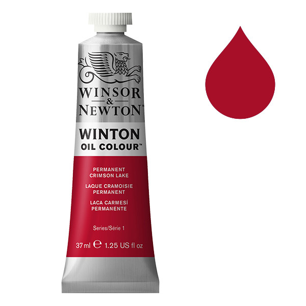 Winsor & Newton Winton peinture à l'huile (37ml) - 478 laque cramoisie permanent 1414478 410278 - 1