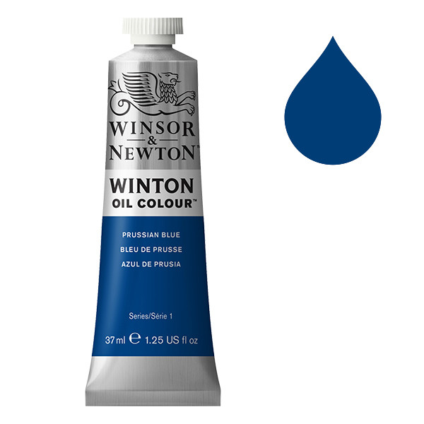 Winsor & Newton Winton peinture à l'huile (37ml) - 538 bleu de Prusse 1414538 410283 - 1
