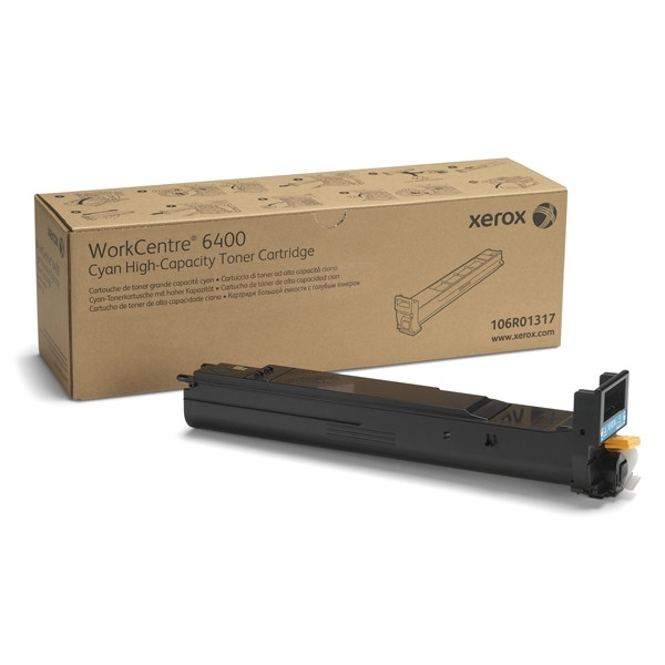 Xerox 106R01317 toner cyan haute capacité (d'origine) 106R01317 047486 - 1