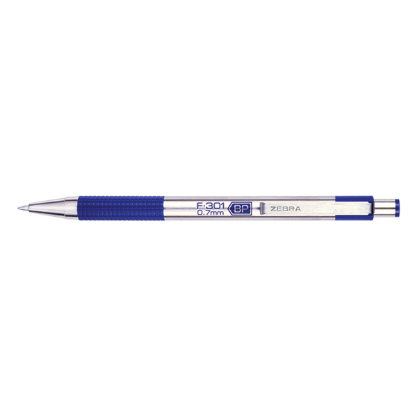 Zebra Pen Zebra F-301 stylo à bille - bleu EF301BL 423779 - 1