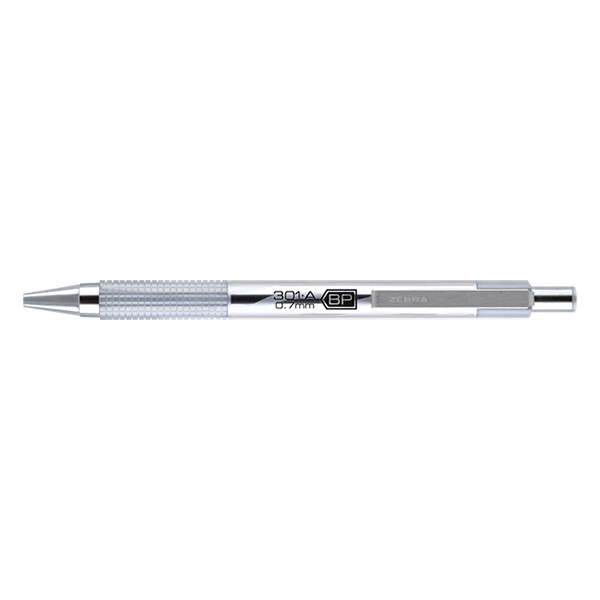 Zebra Pen Zebra F301A stylo à bille - argent 26343 423782 - 1